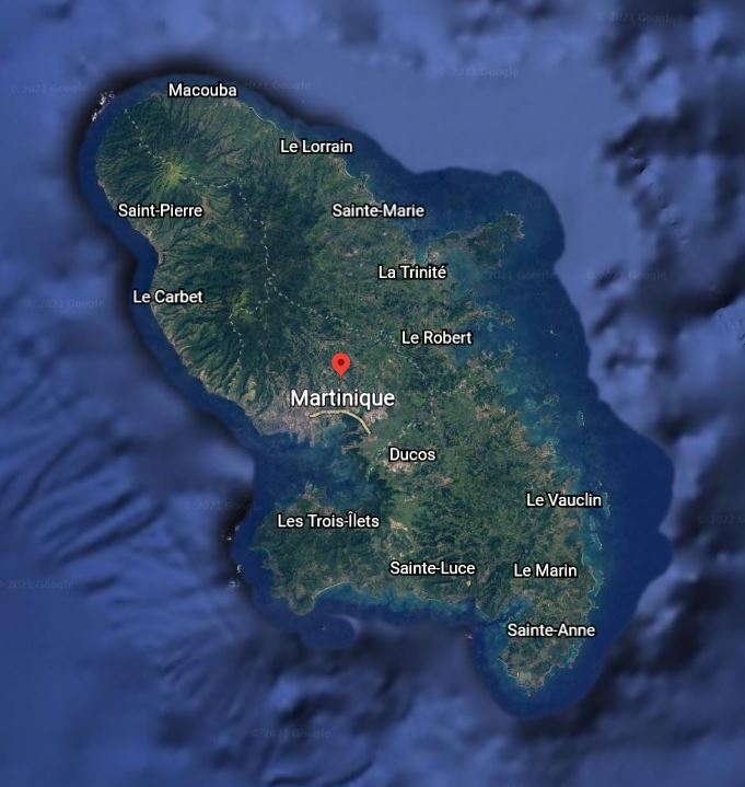 carte Martinique
